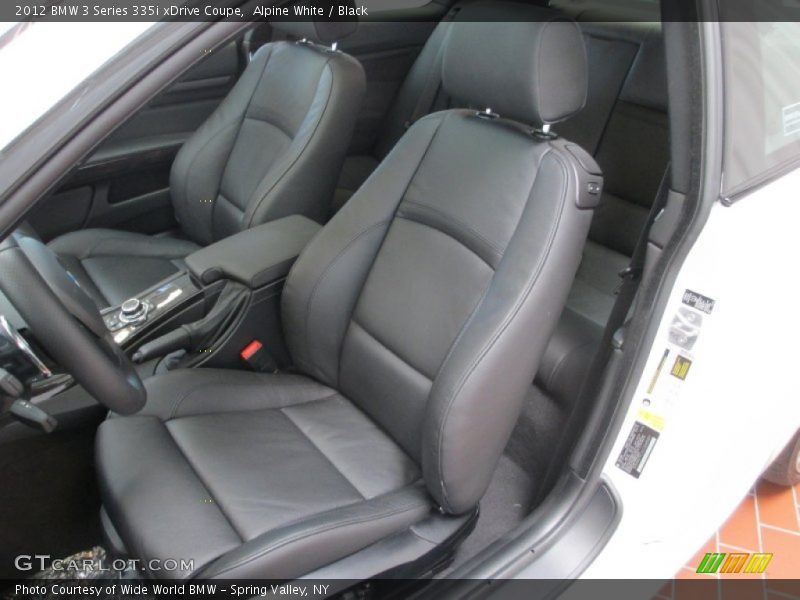 Front Seat of 2012 3 Series 335i xDrive Coupe