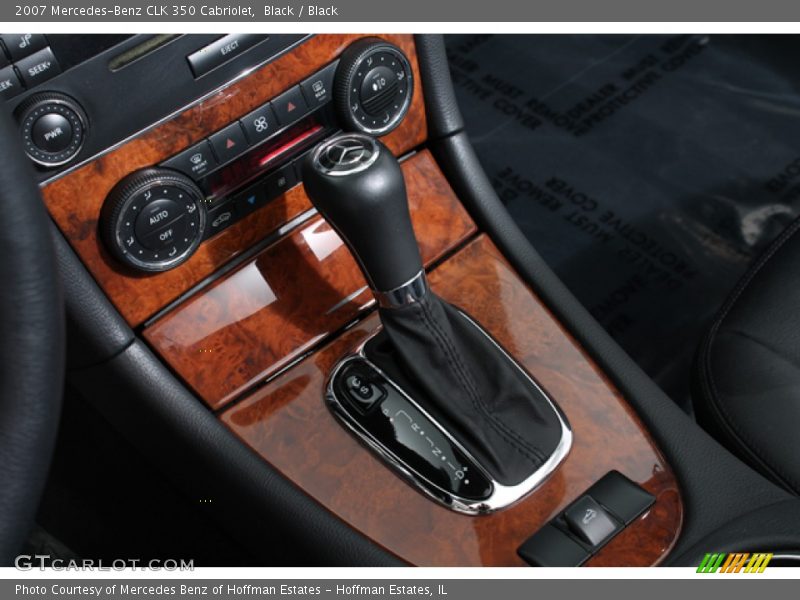 Black / Black 2007 Mercedes-Benz CLK 350 Cabriolet