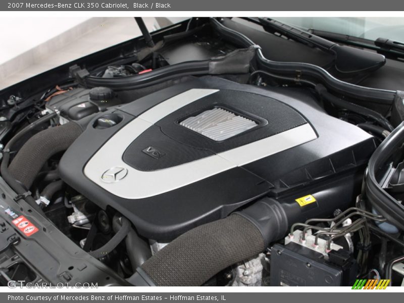 Black / Black 2007 Mercedes-Benz CLK 350 Cabriolet