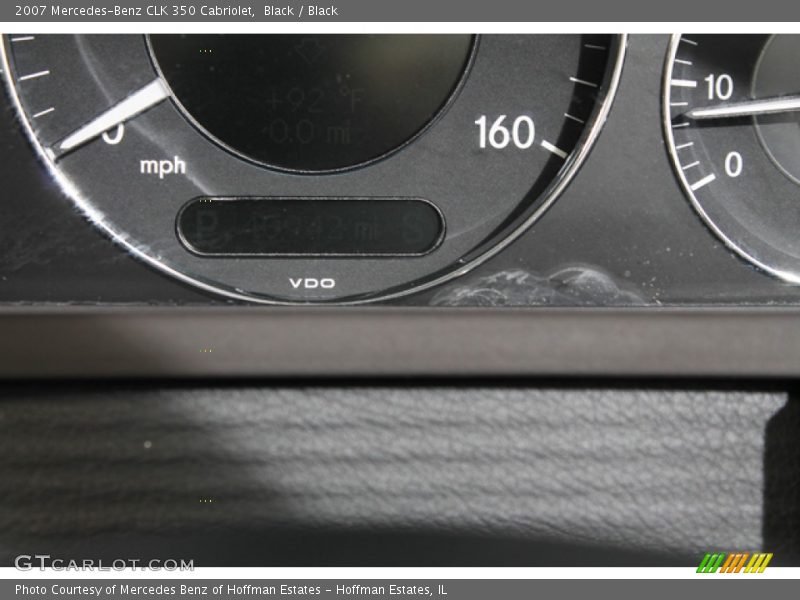Black / Black 2007 Mercedes-Benz CLK 350 Cabriolet