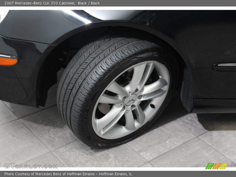 Black / Black 2007 Mercedes-Benz CLK 350 Cabriolet