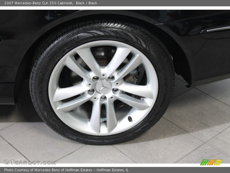 Black / Black 2007 Mercedes-Benz CLK 350 Cabriolet