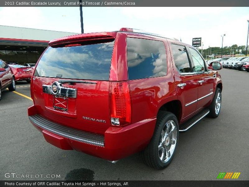 Crystal Red Tintcoat / Cashmere/Cocoa 2013 Cadillac Escalade Luxury