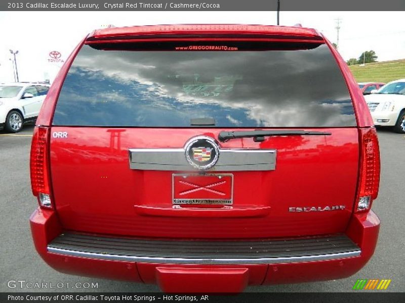 Crystal Red Tintcoat / Cashmere/Cocoa 2013 Cadillac Escalade Luxury