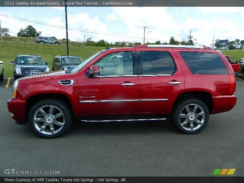 Crystal Red Tintcoat / Cashmere/Cocoa 2013 Cadillac Escalade Luxury