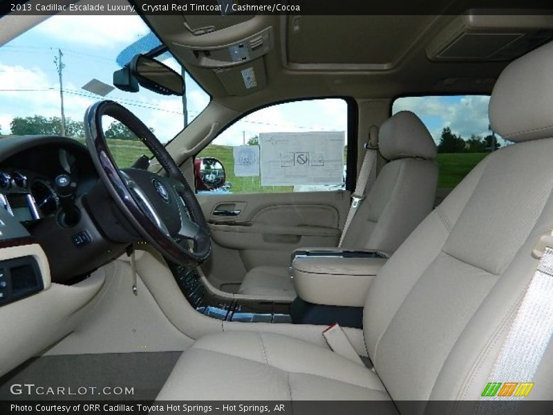 Crystal Red Tintcoat / Cashmere/Cocoa 2013 Cadillac Escalade Luxury