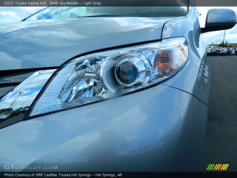 Silver Sky Metallic / Light Gray 2012 Toyota Sienna XLE