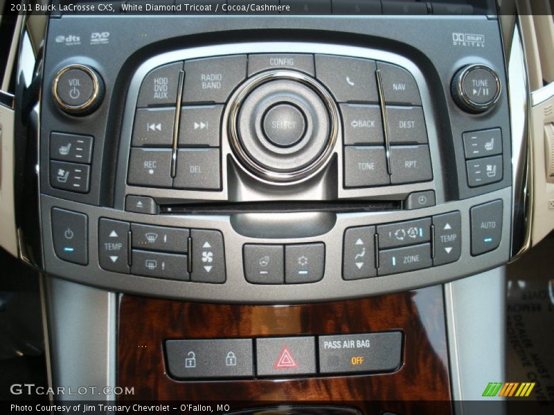 Controls of 2011 LaCrosse CXS