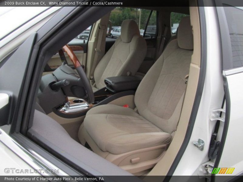 White Diamond Tricoat / Cocoa/Cashmere 2009 Buick Enclave CX