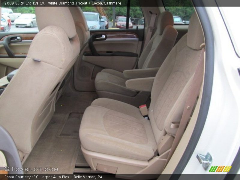 White Diamond Tricoat / Cocoa/Cashmere 2009 Buick Enclave CX