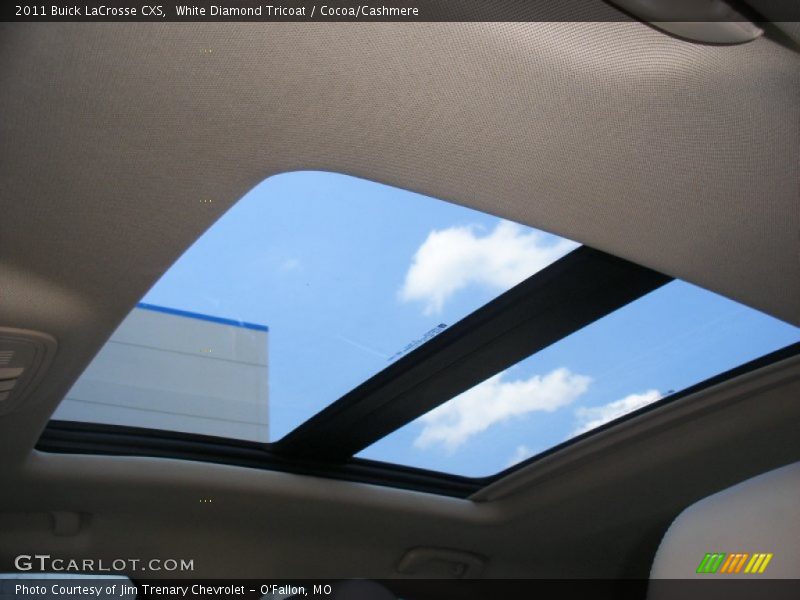 Sunroof of 2011 LaCrosse CXS