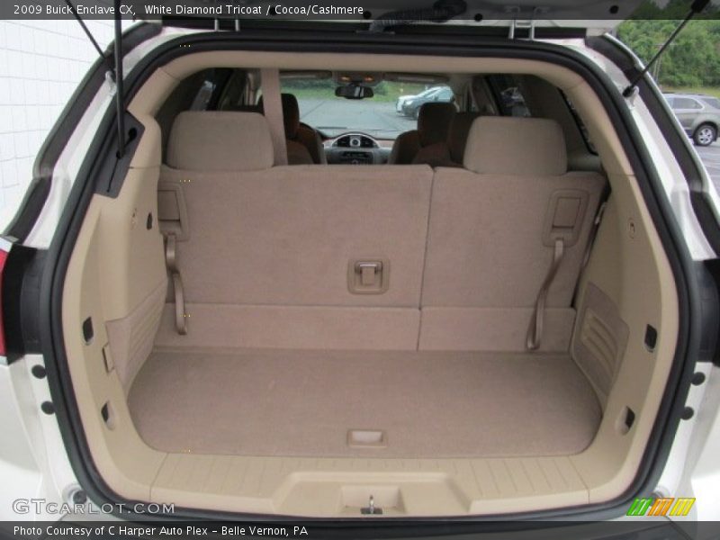 White Diamond Tricoat / Cocoa/Cashmere 2009 Buick Enclave CX