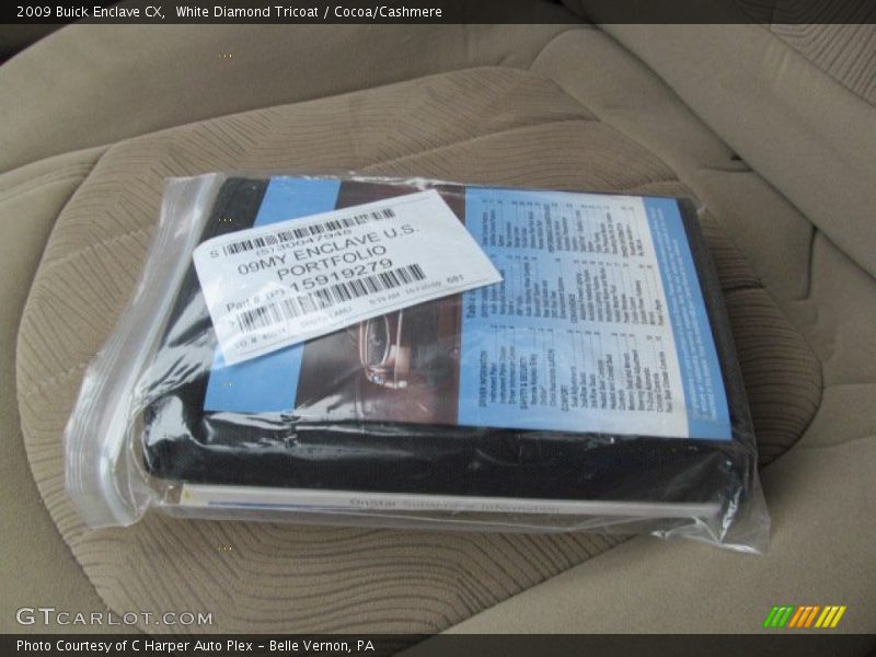 White Diamond Tricoat / Cocoa/Cashmere 2009 Buick Enclave CX