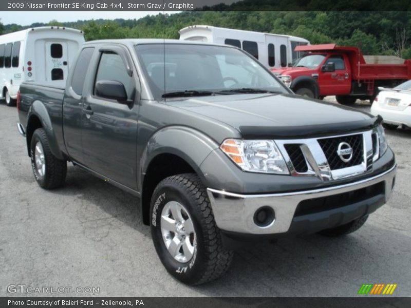 Storm Gray / Graphite 2009 Nissan Frontier SE King Cab 4x4