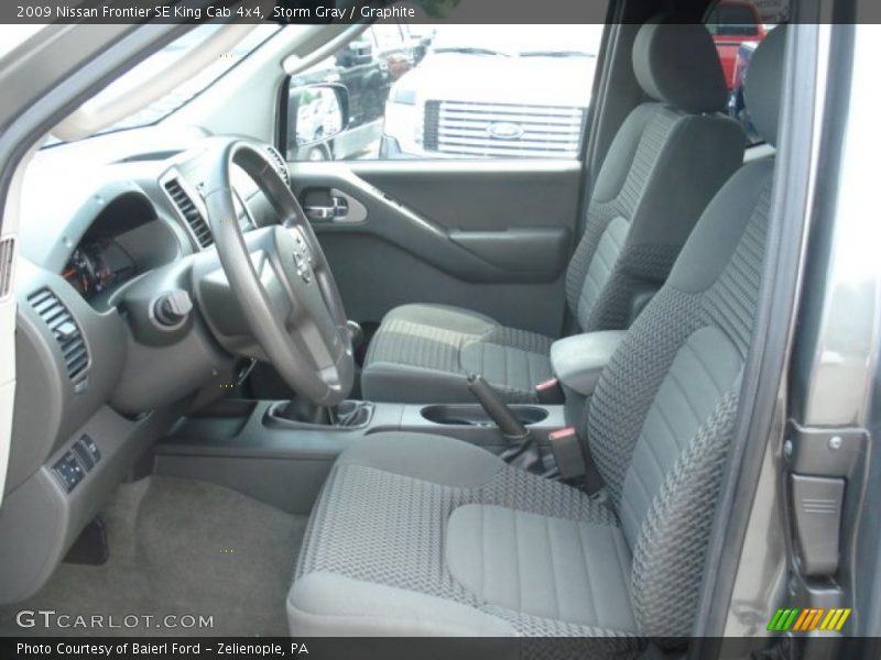 Storm Gray / Graphite 2009 Nissan Frontier SE King Cab 4x4