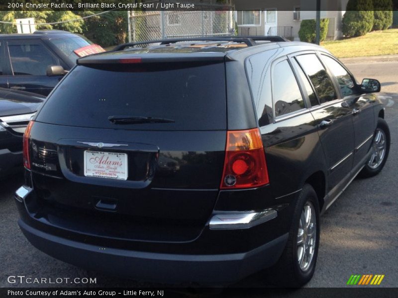 Brilliant Black Crystal Pearl / Light Taupe 2004 Chrysler Pacifica