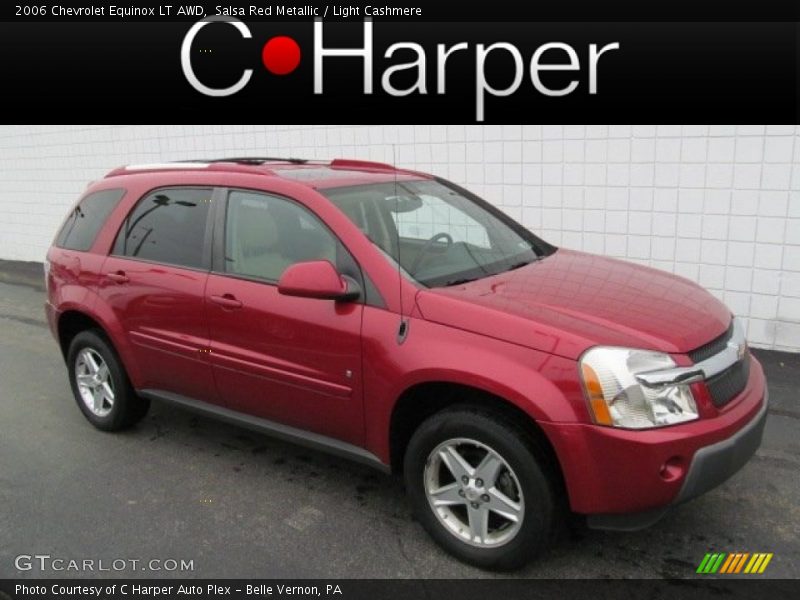 Salsa Red Metallic / Light Cashmere 2006 Chevrolet Equinox LT AWD