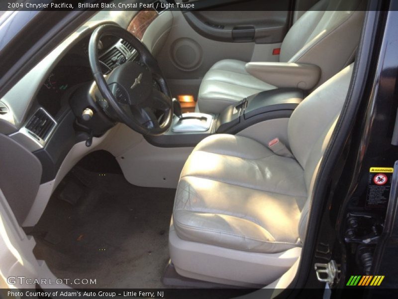 Brilliant Black Crystal Pearl / Light Taupe 2004 Chrysler Pacifica