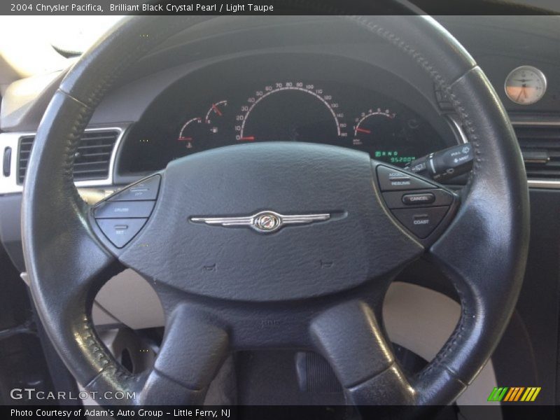 Brilliant Black Crystal Pearl / Light Taupe 2004 Chrysler Pacifica
