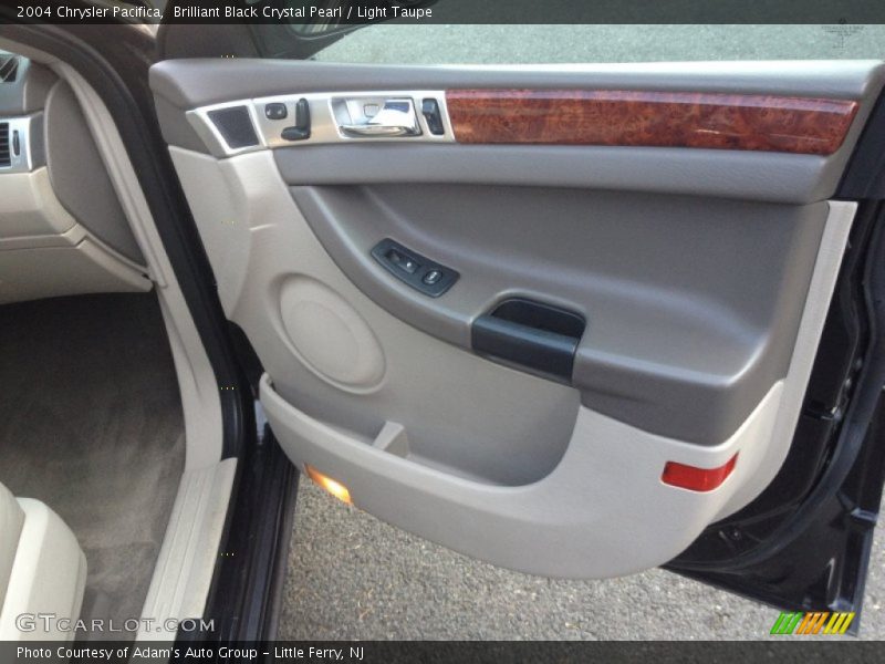 Brilliant Black Crystal Pearl / Light Taupe 2004 Chrysler Pacifica
