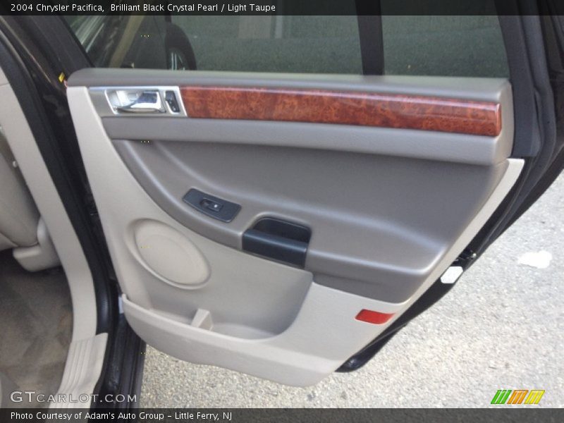 Brilliant Black Crystal Pearl / Light Taupe 2004 Chrysler Pacifica