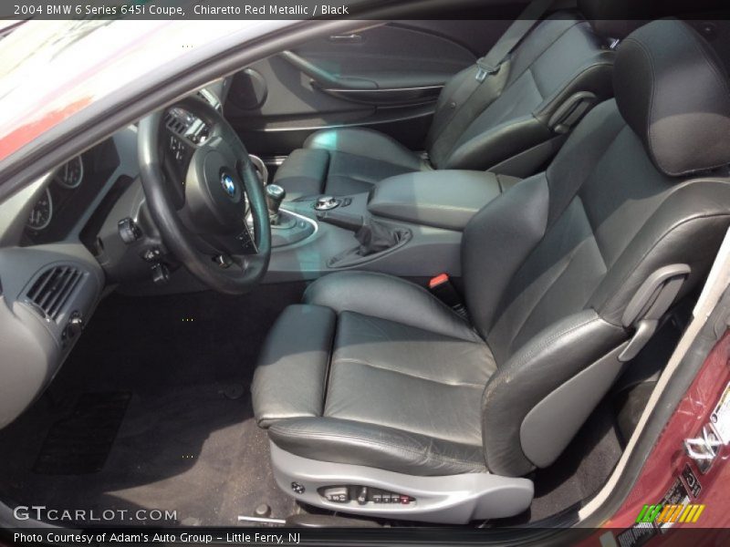 Front Seat of 2004 6 Series 645i Coupe