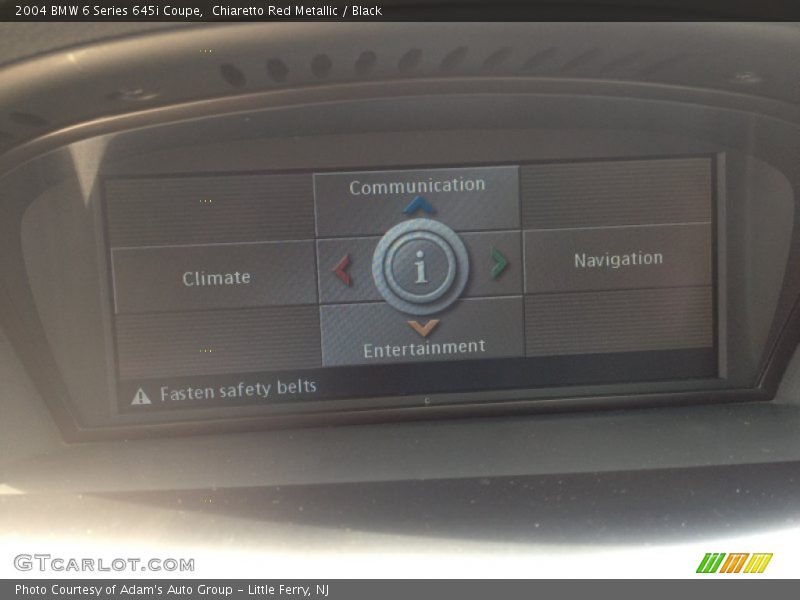 Chiaretto Red Metallic / Black 2004 BMW 6 Series 645i Coupe