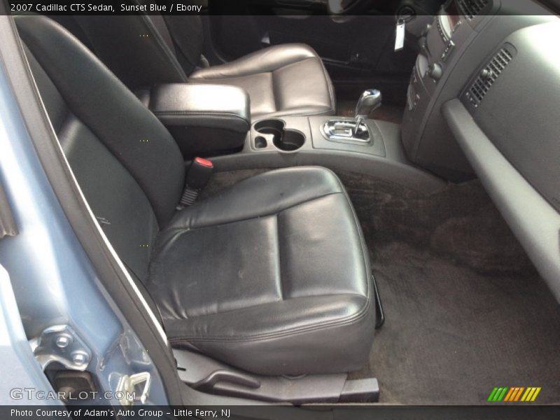Sunset Blue / Ebony 2007 Cadillac CTS Sedan