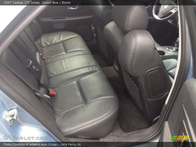 Sunset Blue / Ebony 2007 Cadillac CTS Sedan
