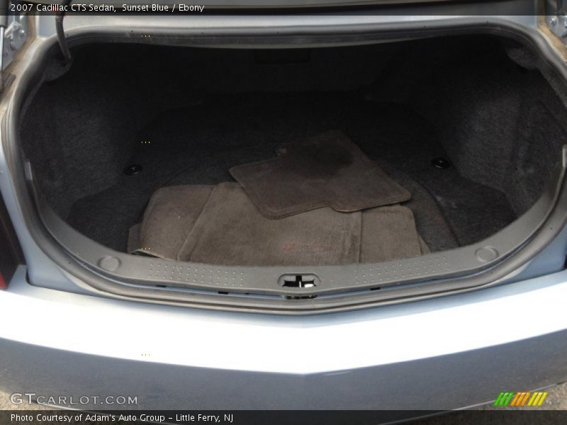 Sunset Blue / Ebony 2007 Cadillac CTS Sedan