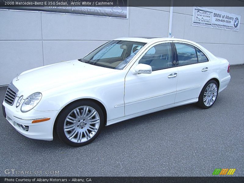 Arctic White / Cashmere 2008 Mercedes-Benz E 350 Sedan