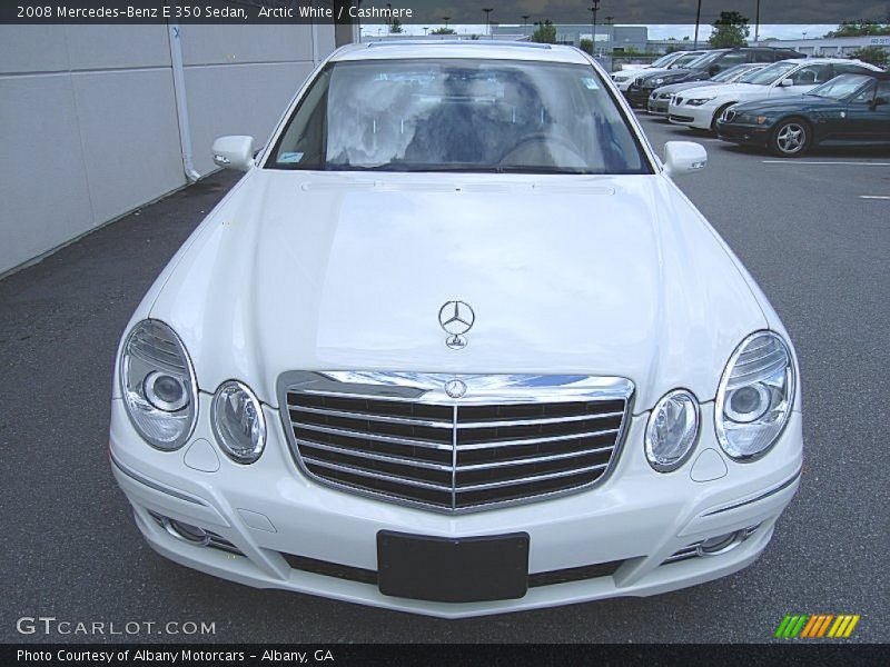 Arctic White / Cashmere 2008 Mercedes-Benz E 350 Sedan