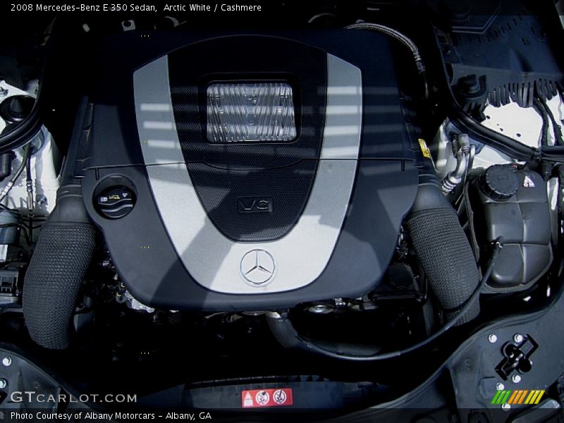 Arctic White / Cashmere 2008 Mercedes-Benz E 350 Sedan