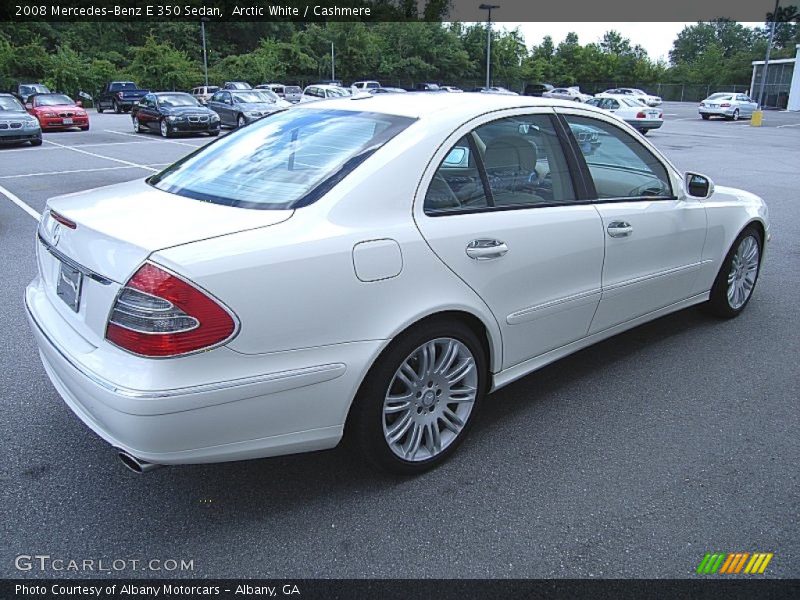Arctic White / Cashmere 2008 Mercedes-Benz E 350 Sedan