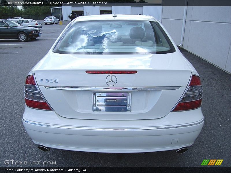 Arctic White / Cashmere 2008 Mercedes-Benz E 350 Sedan
