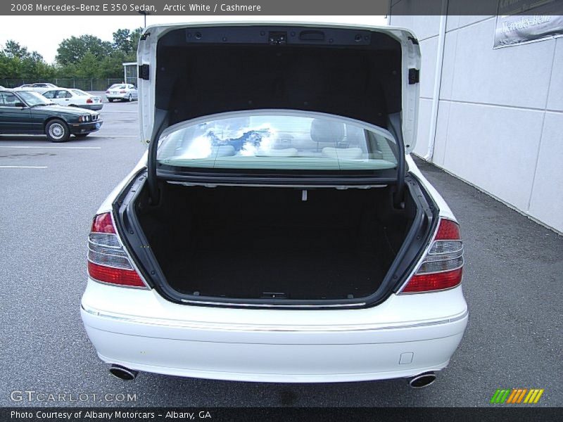 Arctic White / Cashmere 2008 Mercedes-Benz E 350 Sedan