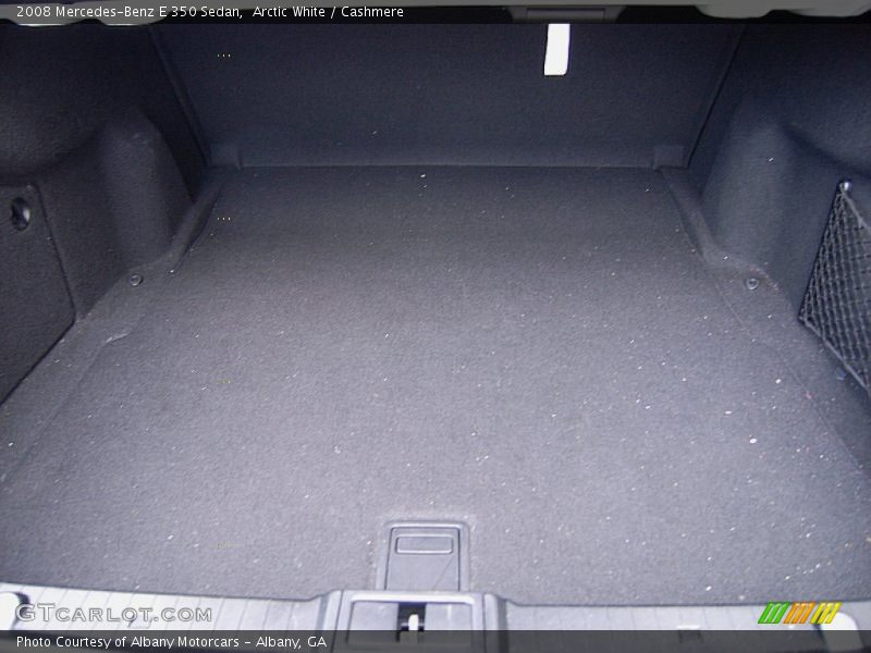 Arctic White / Cashmere 2008 Mercedes-Benz E 350 Sedan