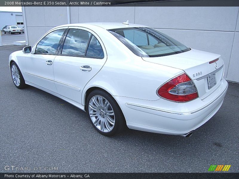 Arctic White / Cashmere 2008 Mercedes-Benz E 350 Sedan
