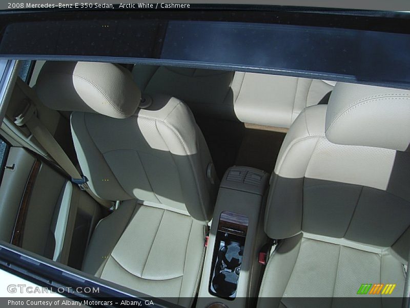 Arctic White / Cashmere 2008 Mercedes-Benz E 350 Sedan
