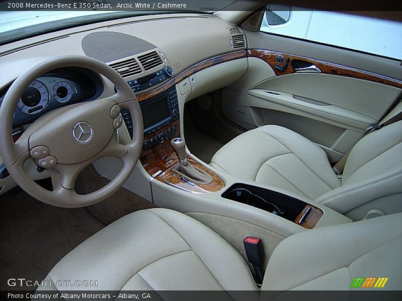 Arctic White / Cashmere 2008 Mercedes-Benz E 350 Sedan