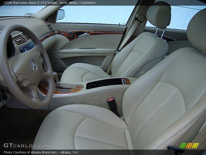 Arctic White / Cashmere 2008 Mercedes-Benz E 350 Sedan