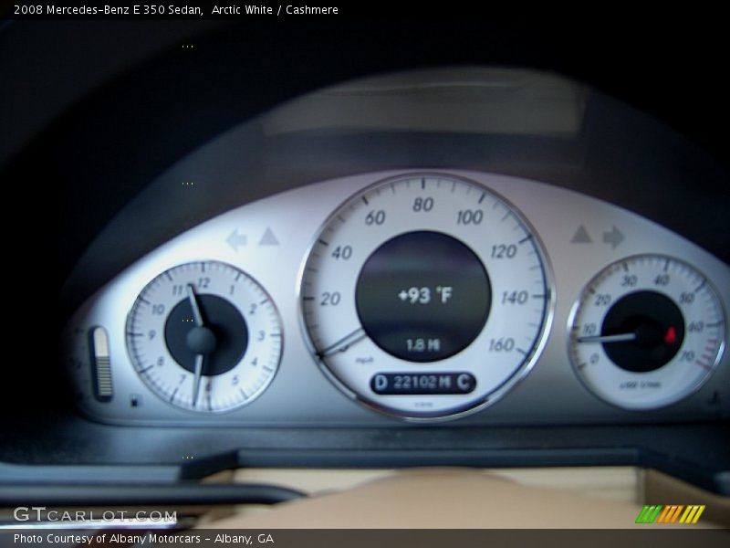 Arctic White / Cashmere 2008 Mercedes-Benz E 350 Sedan