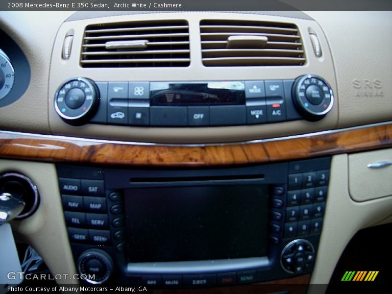 Arctic White / Cashmere 2008 Mercedes-Benz E 350 Sedan
