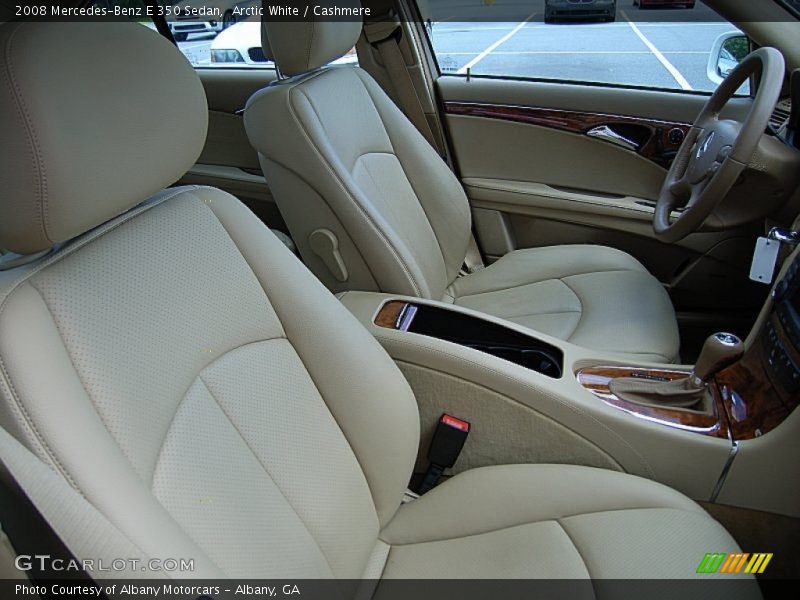 Arctic White / Cashmere 2008 Mercedes-Benz E 350 Sedan