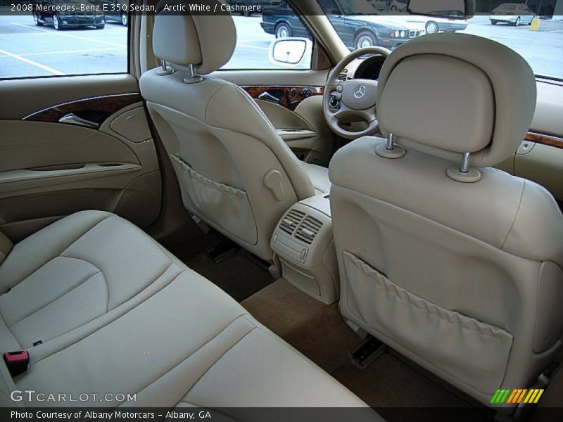 Arctic White / Cashmere 2008 Mercedes-Benz E 350 Sedan
