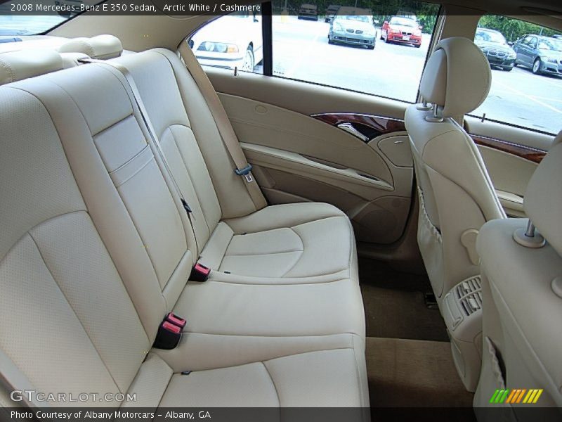 Arctic White / Cashmere 2008 Mercedes-Benz E 350 Sedan