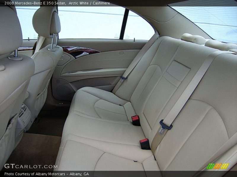Arctic White / Cashmere 2008 Mercedes-Benz E 350 Sedan