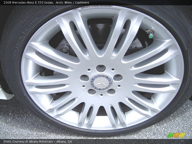 Arctic White / Cashmere 2008 Mercedes-Benz E 350 Sedan