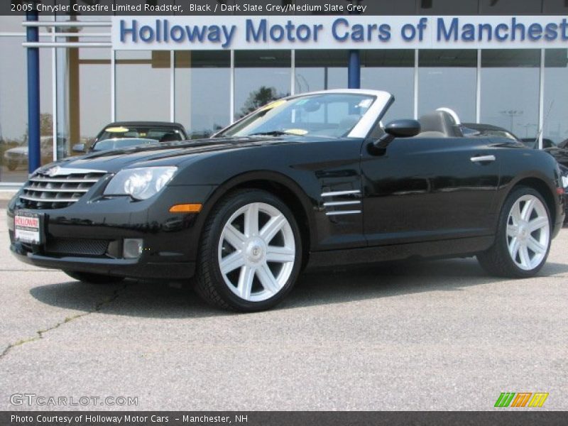 Black / Dark Slate Grey/Medium Slate Grey 2005 Chrysler Crossfire Limited Roadster