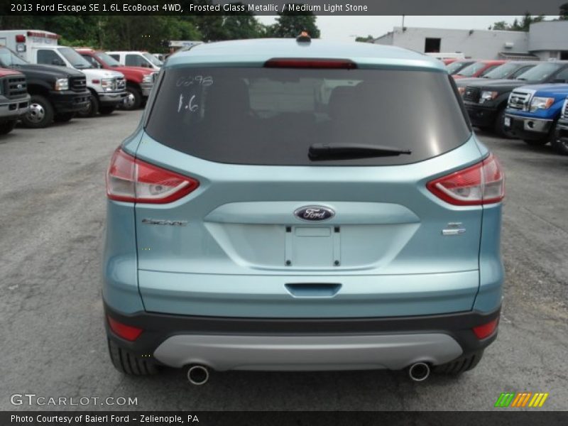 Frosted Glass Metallic / Medium Light Stone 2013 Ford Escape SE 1.6L EcoBoost 4WD